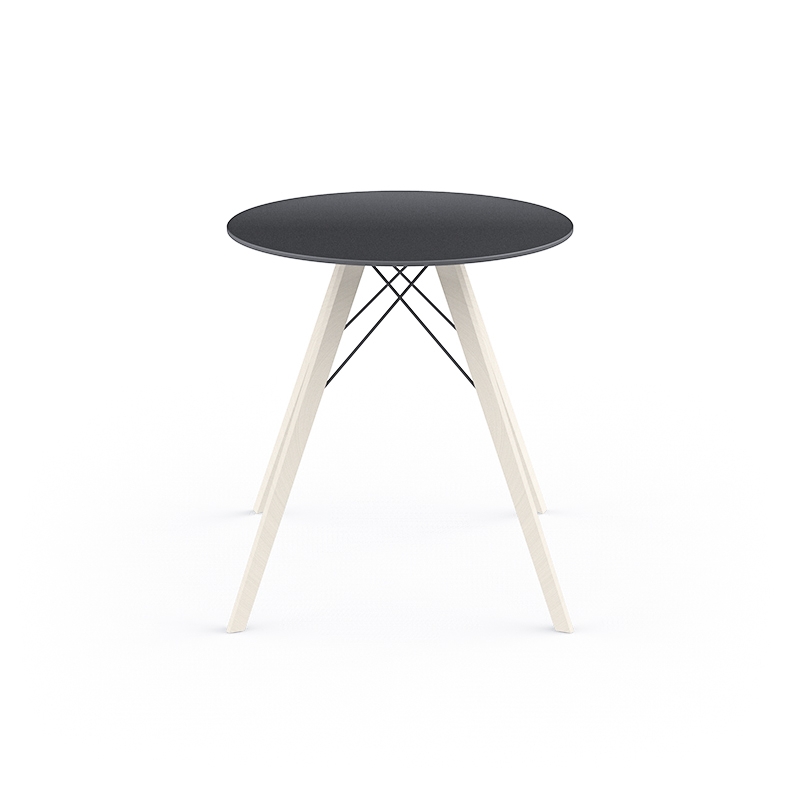 098105 Обеденный стол из дерева ø70x74 Vondom Faz - Вид №3