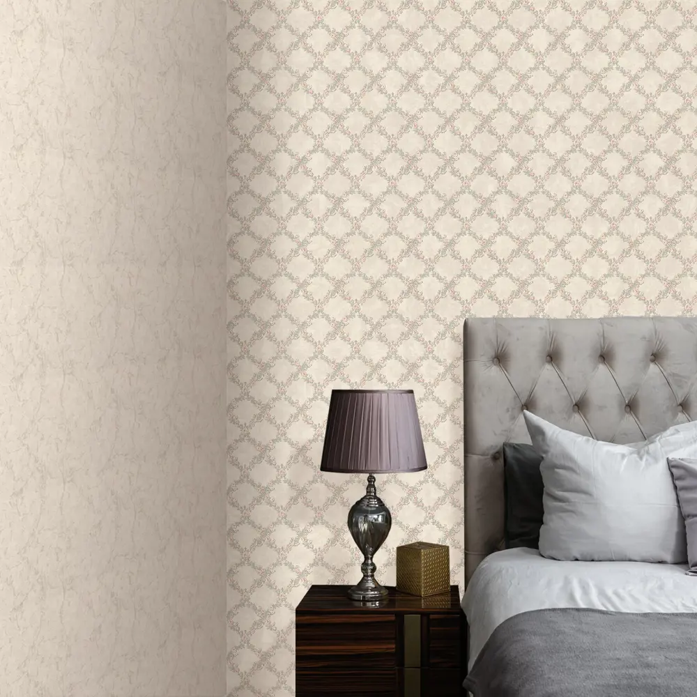 Обои флизелиновые Euro Decor Esta бежевый 1.06 м ED7193-21 86447990 STLM-2002842 - Вид №3