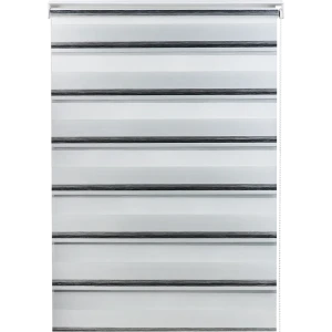 Штора рулонная день-ночь Лечче 100x160 см серо-молочная 84522763 STLM-2047337