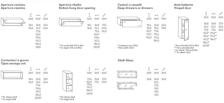Lago Модульная стенка для хранения из дерева и стекла 36e8 sun-id-1375787 - Вид №8