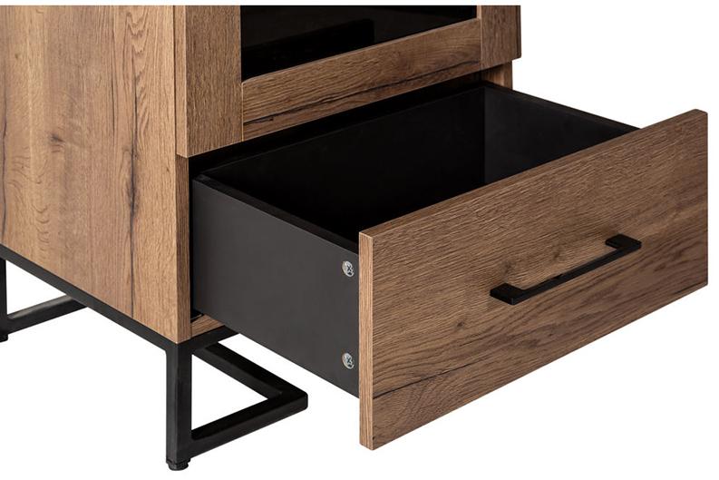 2514 Шкаф витрина Loft Дуб Табак R-HOME 40092925H_Табак - Вид №5