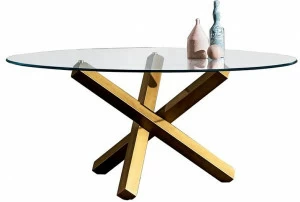 Sovet italia Круглый стеклянный стол Aikido