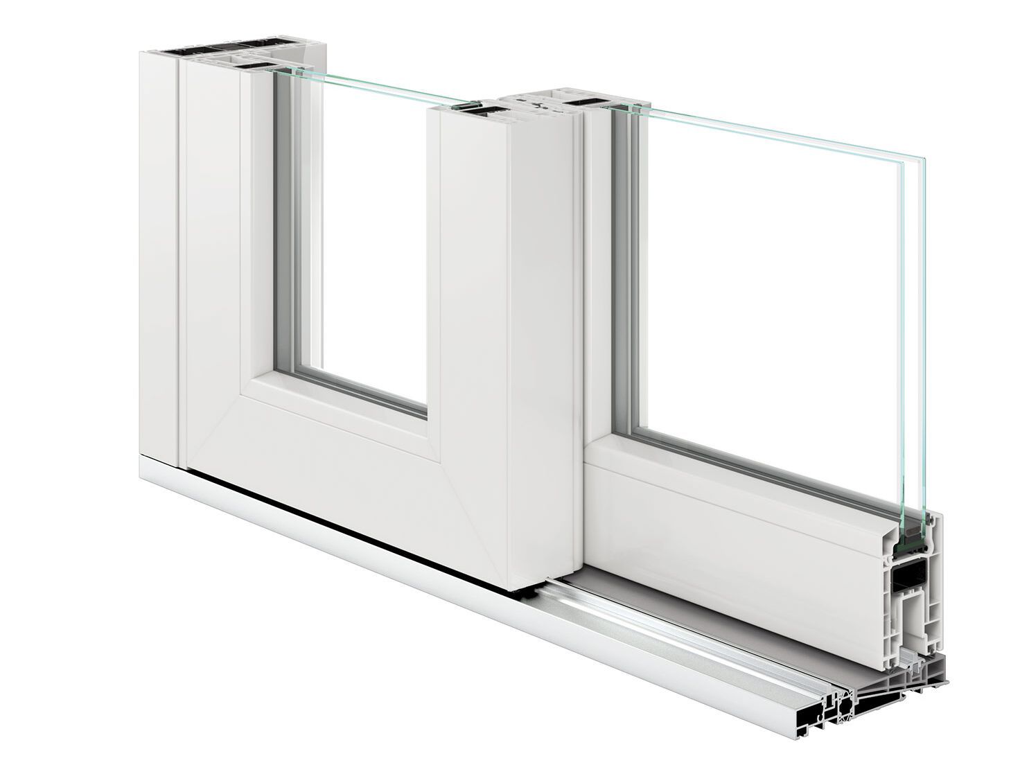 Раздвижные окна из ПВХ D&V Serramenti EASYSLIDE HS 70 ARCH-00101368 - Вид №3