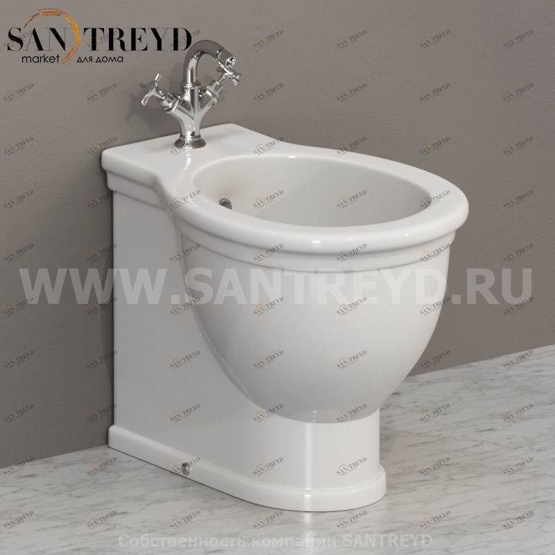 PA026BI Биде напольное PAESTUM Ceramica Globo