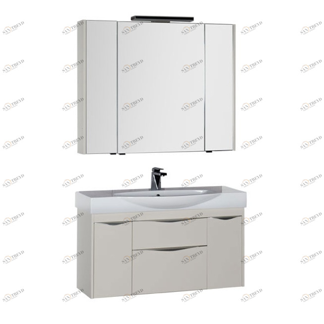 Комплект мебели Aquanet Франка 105 слоновая кость 00183191