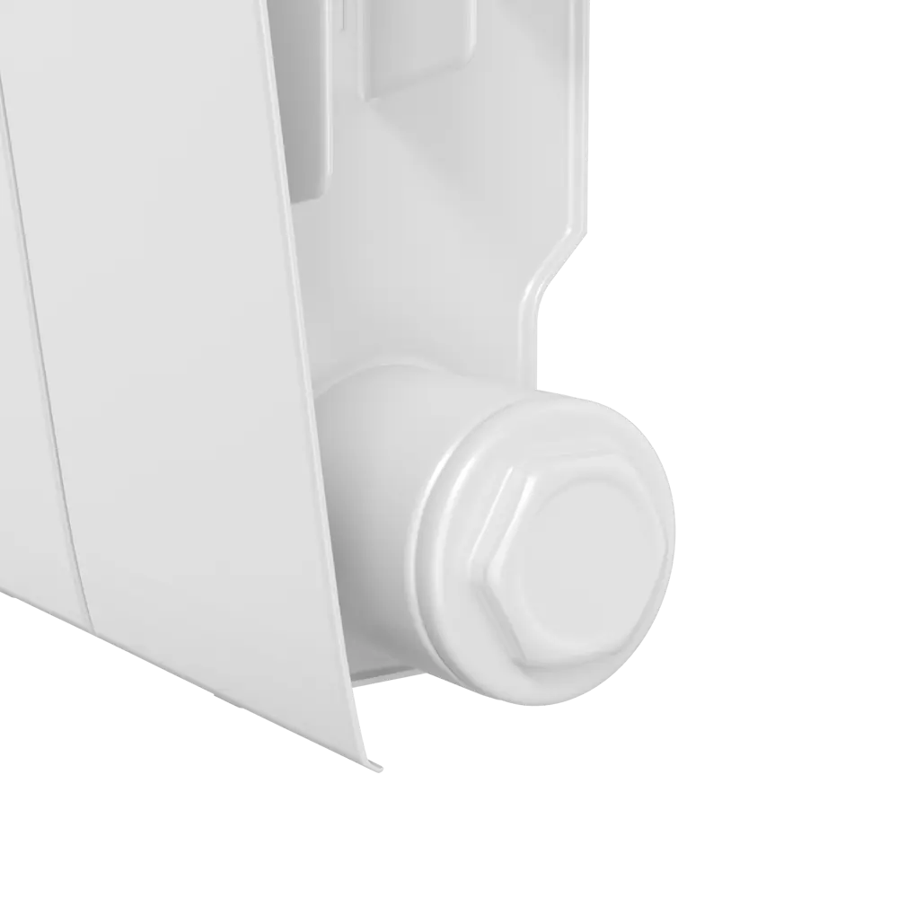 Радиатор секционный Royal Thermo Biliner RTBBTVR35010 350/87 10 секций нижнее правое подключение биметалл белый 82758200 STLM-2192862 - Вид №5