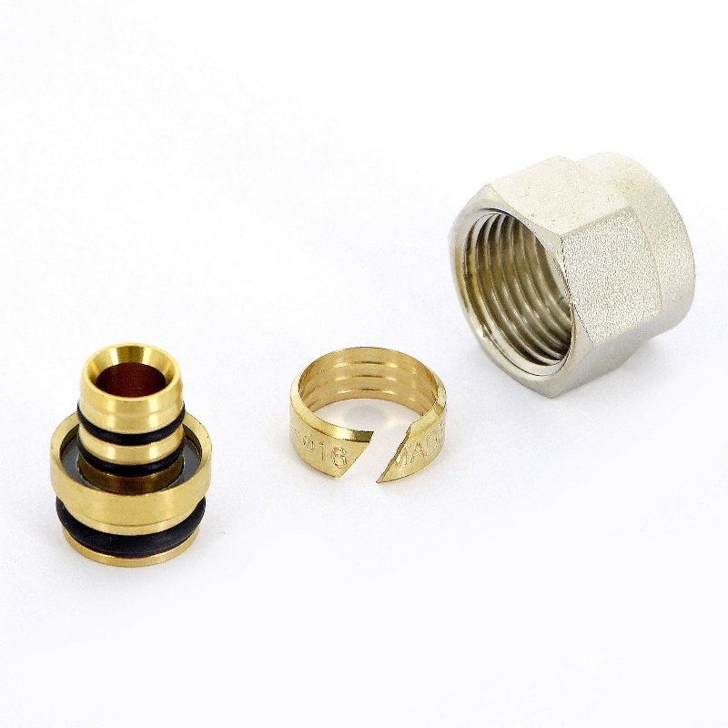 Соединитель обжим-В 16х3/4" EK никель евроконус WATTS 10000986 - Вид №3