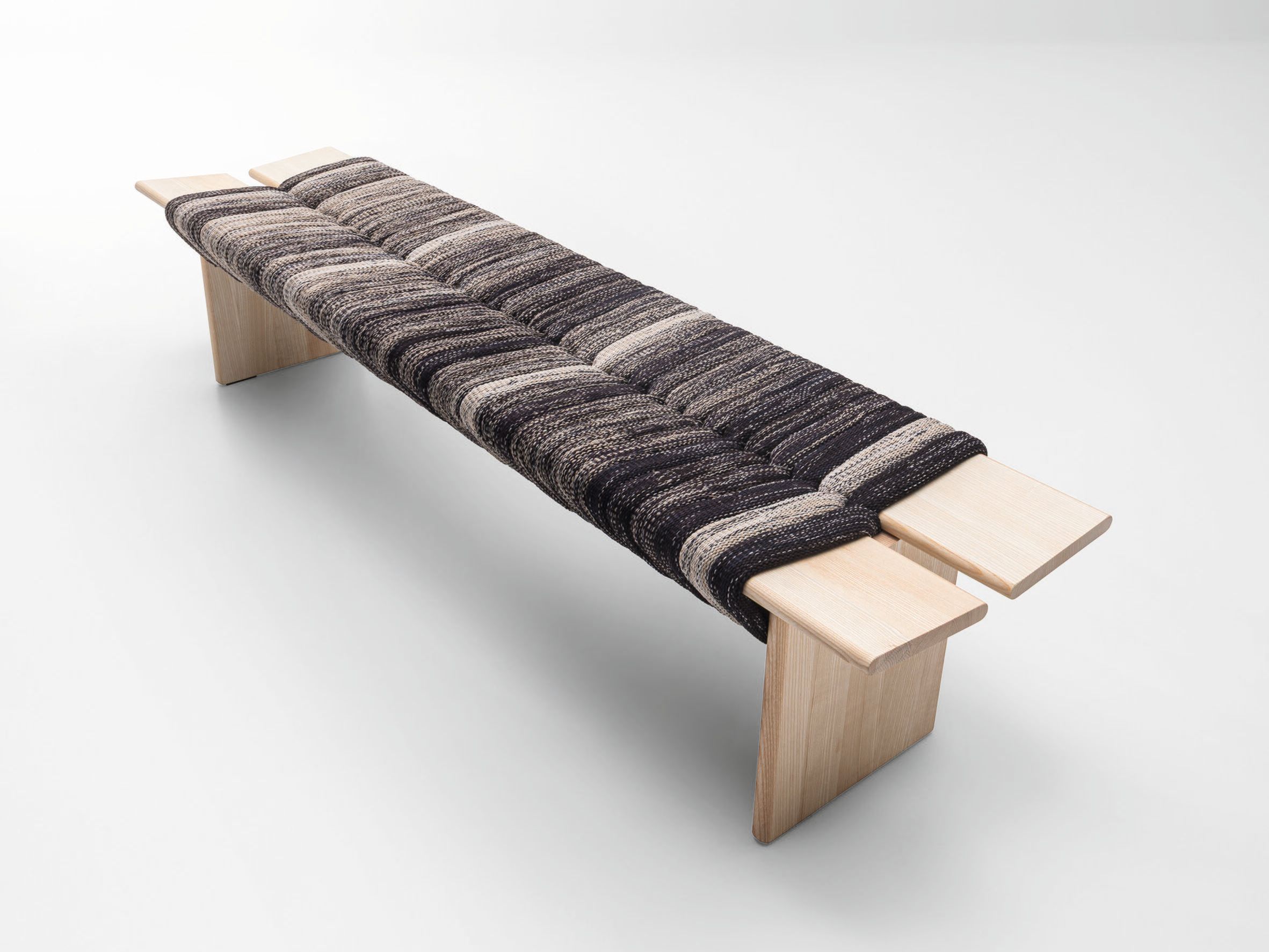 Скамья из массива ясеня и ткани Paola Lenti NAGA ARCH-00114723 - Вид №3