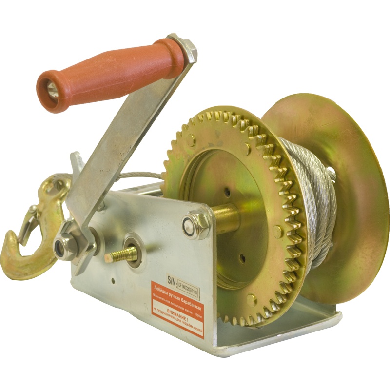 24557 Калибр Лебедка ручная барабанная ЛБ-1100  - Вид №6