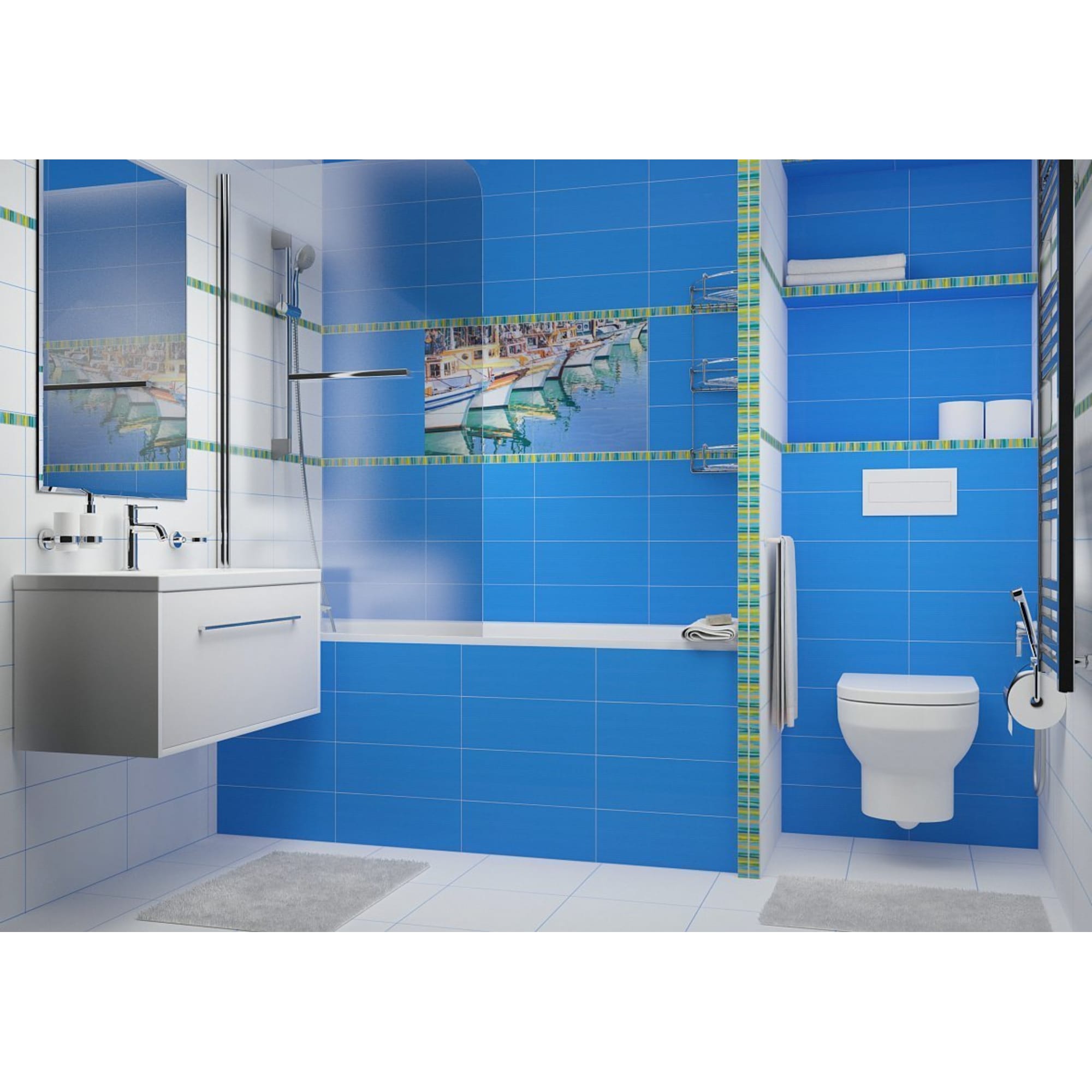 11880840 Зеркало 004 без полки 60 см Santreyd  - Вид №3