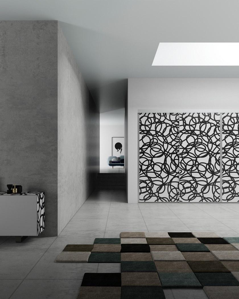 De Rosso Шкаф на заказ с hpl и алюминиевыми раздвижными дверями Aliante system sun-id-1499520 - Вид №2