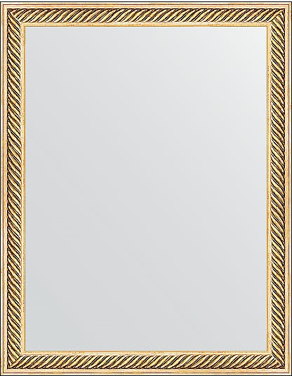 BY 1327 Зеркало в багетной раме - витое золото 28 mm EVOFORM Definite