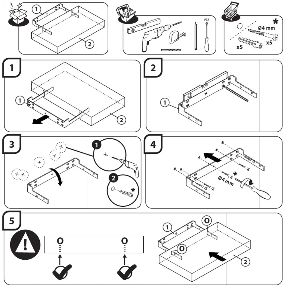Полка настенная Spaceo Bistro 60x23.5 см МДФ цвет розовый STLM-2192093 - Вид №10