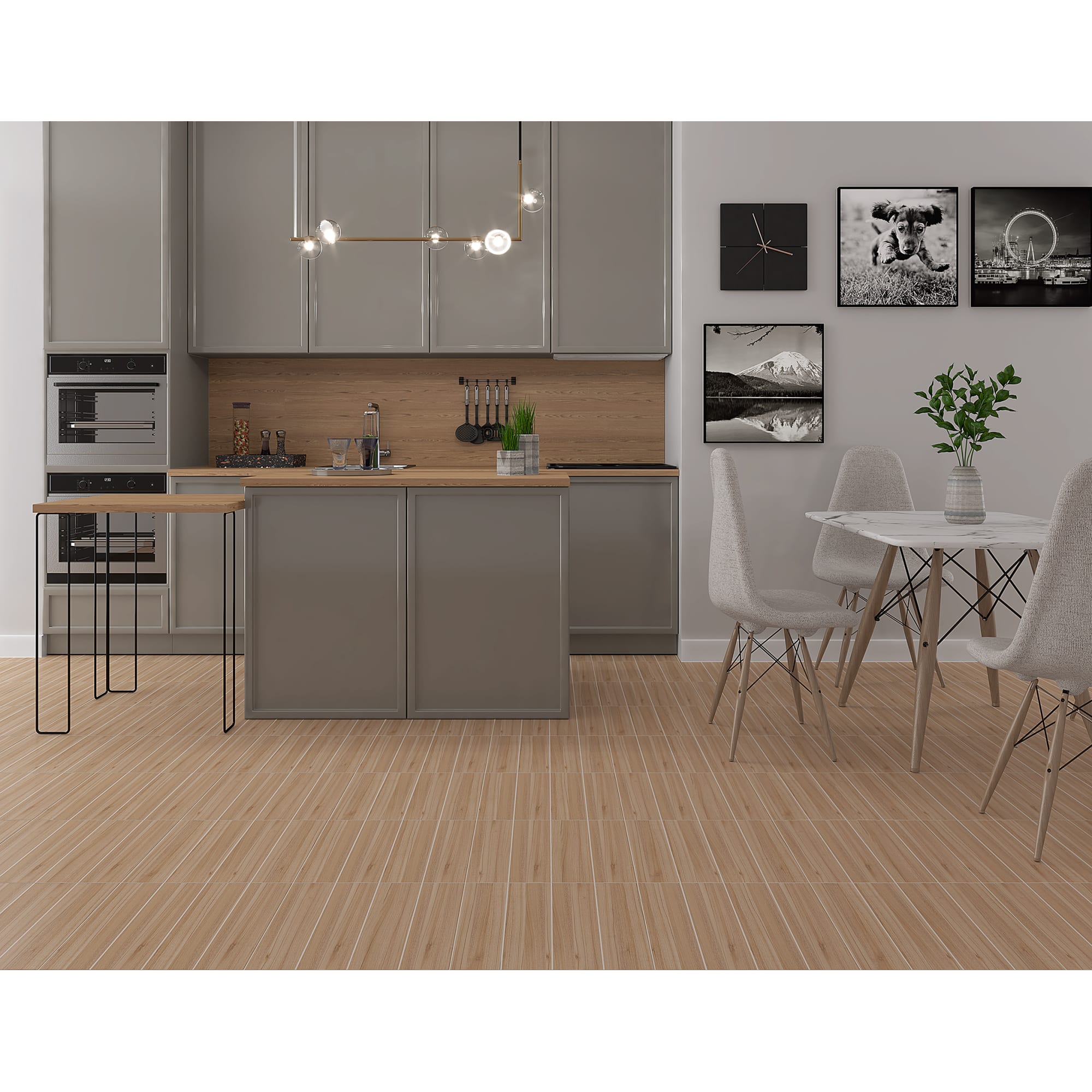 82794882 Керамогранит 40.2х40.2 см 1.62 м² цвет коричневый Organic Santreyd - Вид №3