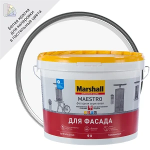 Фасадная краска Marshall Maestro: матовая защита для вашего дома 17137652