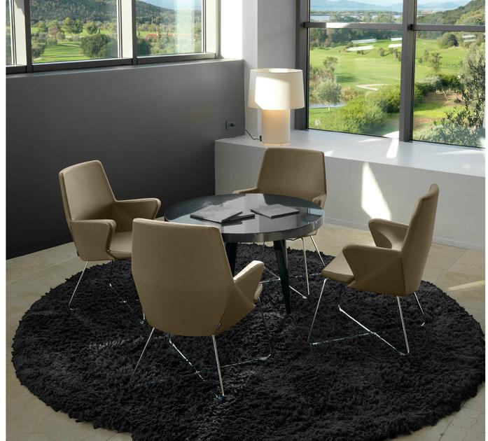 Quinti Sedute Кожаное кресло с подлокотниками Hyway sun-id-1421605 - Вид №1