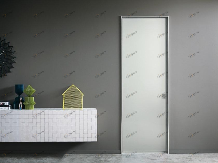 Lualdi Скрытая раздвижная дверь из алюминия и стекла Architectural Santreyd sun-id-1406484