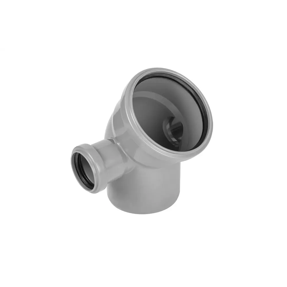 Отвод 110x45° 2 выхода 50 лев/прав полипропилен 81953247 STLM-2165488 PRO AQUA  - Вид №2
