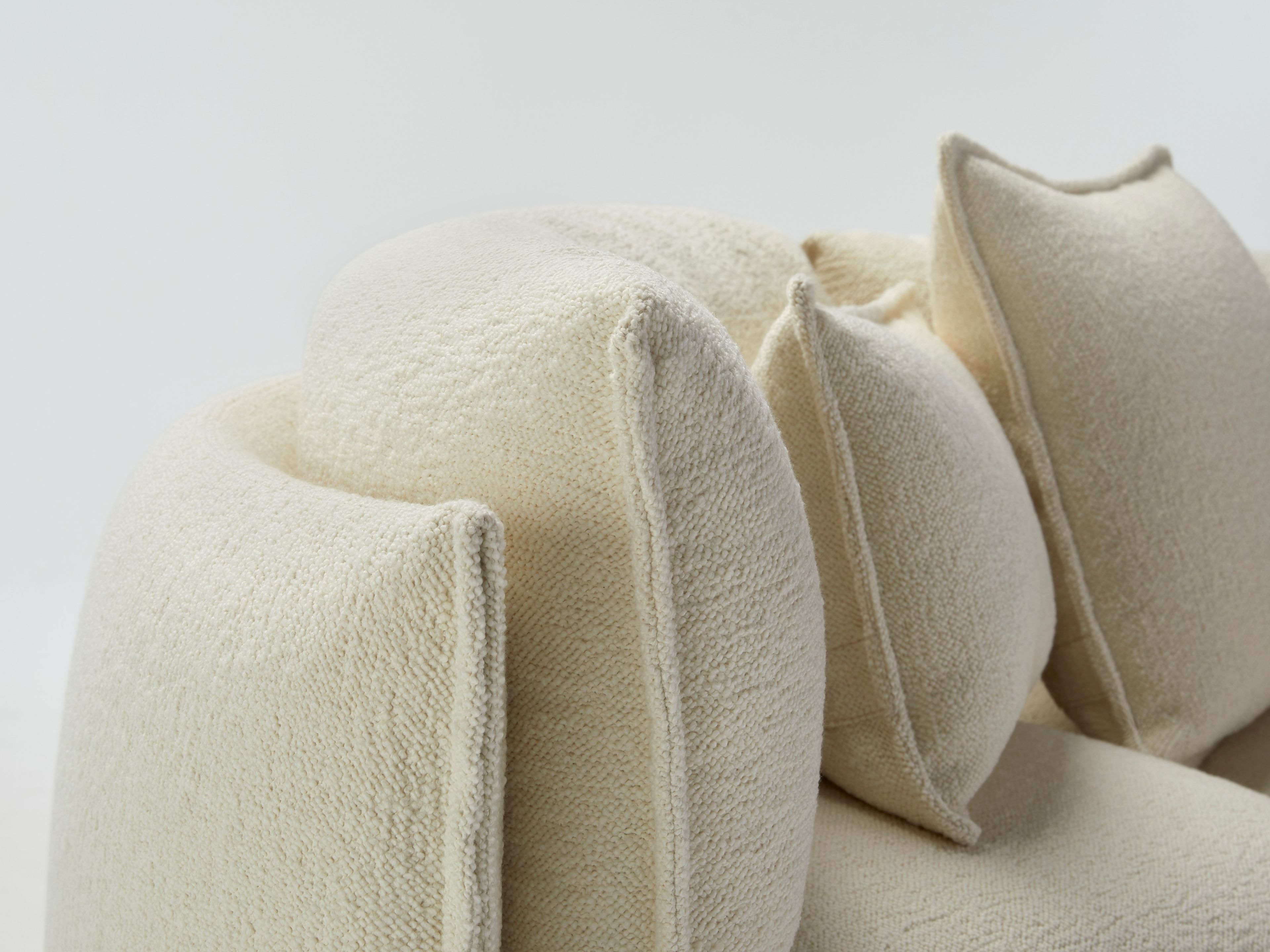 3-местный изогнутый тканевый диван Ross Gardam Hearth ARCH-00097453 - Вид №8