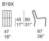 Paola Lenti Садовый стул из ткани Frame sun-id-1414281 - Вид №2