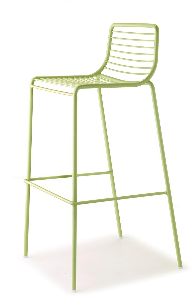 SCAB DESIGN Высокий садовый стул из стали со спинкой Summer sun-id-1442345 - Вид №3