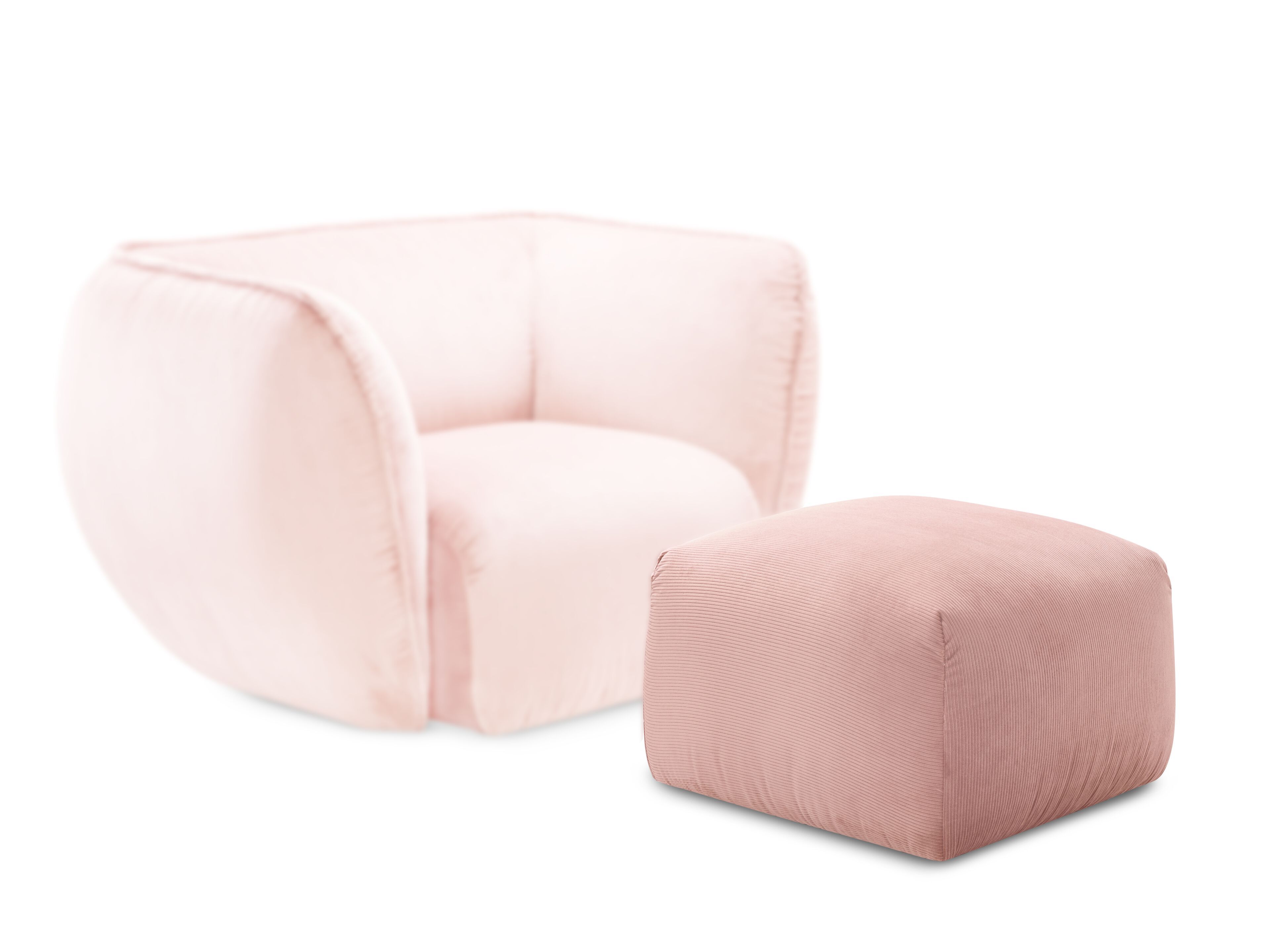 Квадратный пуф из ткани Freifrau Mia ARCH-00060115 - Вид №1