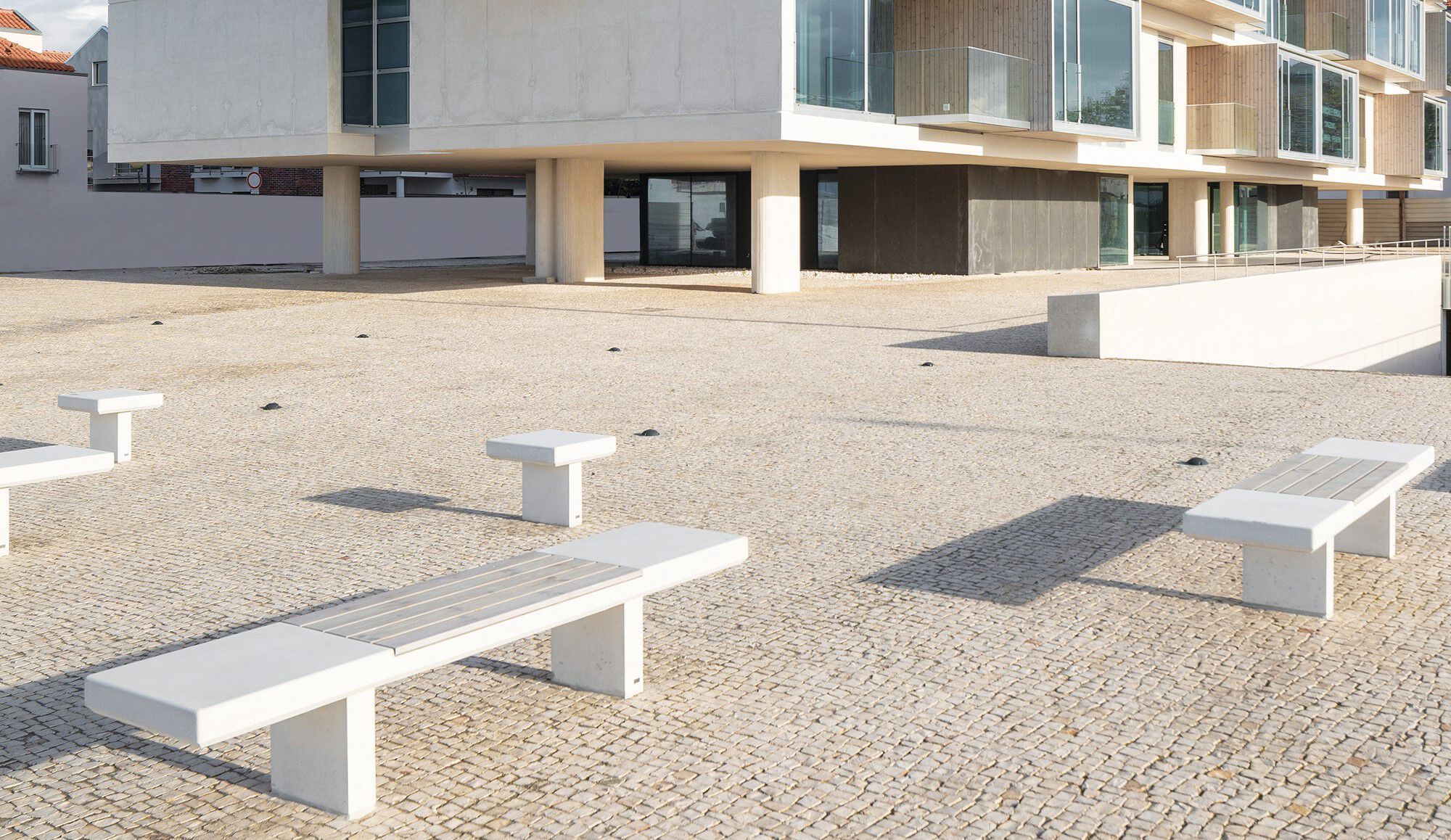 Бетонное наружное сиденье amop Токио ARCH-00108312 - Вид №1