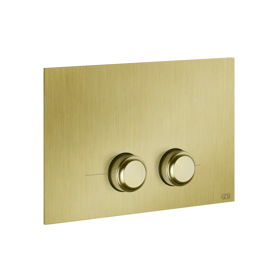 Запорная пластина 54651 716 Gessi Venti20 PVD С ЗОЛОТОЙ ЩЕТКОЙ 54651716