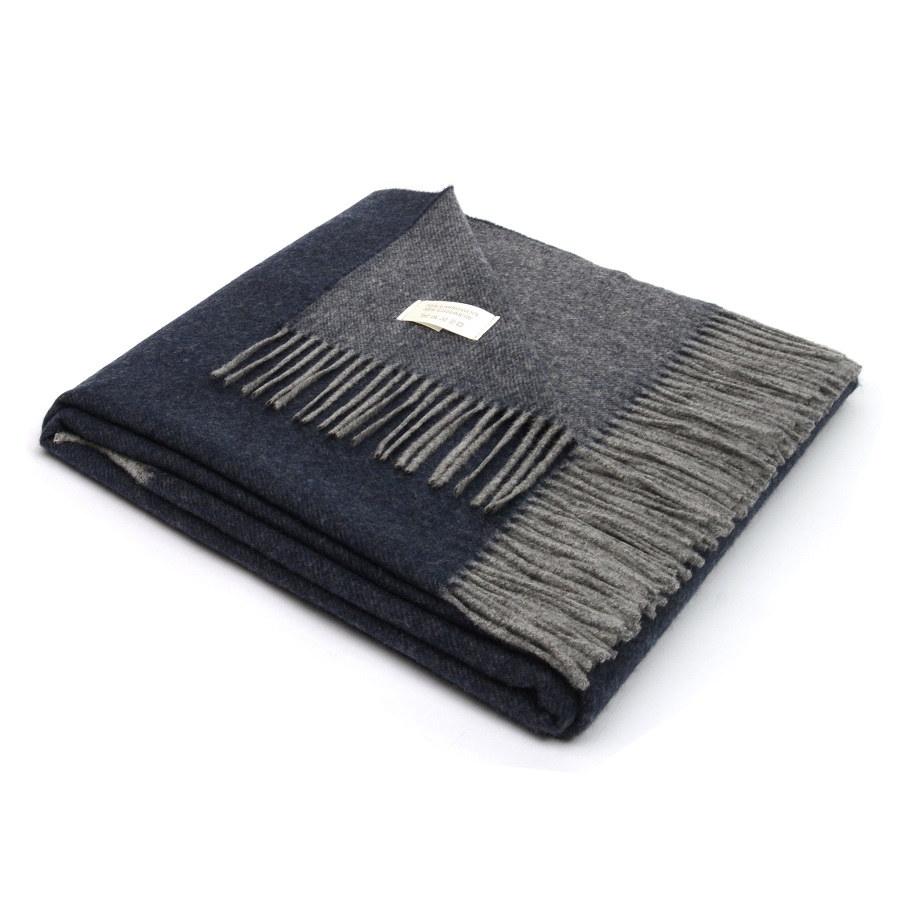 Плед Ermes, 130х180 см, сине-серый MARZOTTO ERMES1640 - Вид №1