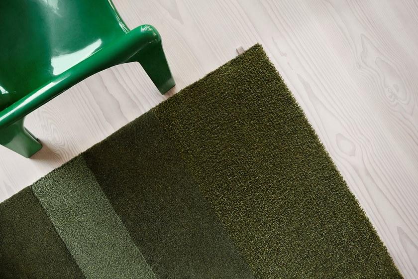 Kasthall Полосатый коврик из шерсти и льна Grönska 15300300  - Вид №1