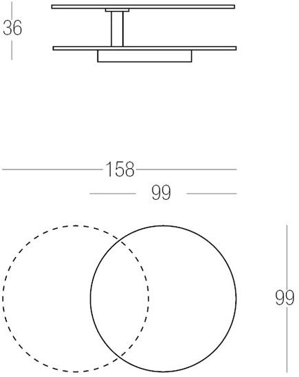 NAOS Раздвижной круглый журнальный столик sun-id-1373544 - Вид №3