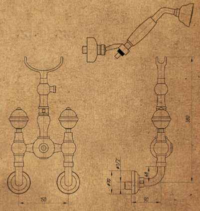 Смеситель MIGLIORE.CRistalia ML.CRS-3746.CR для душа, хром  - Вид №3