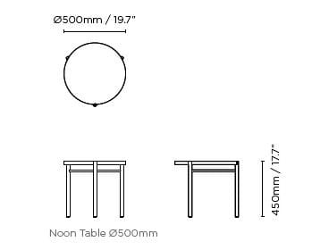 Мраморный круглый низкий журнальный столик Ross Gardam полдень ARCH-00074909 - Вид №5