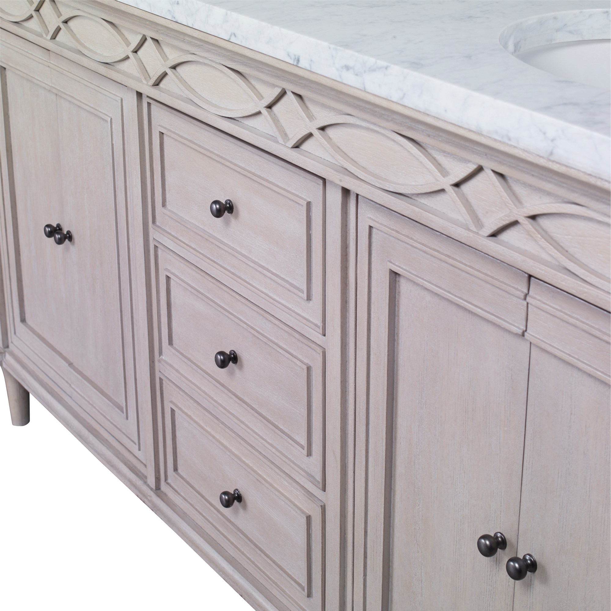Тумбочка, Гранд (60+) 08991-110-601 Seville Double Sink Chest Ambella  - Вид №3