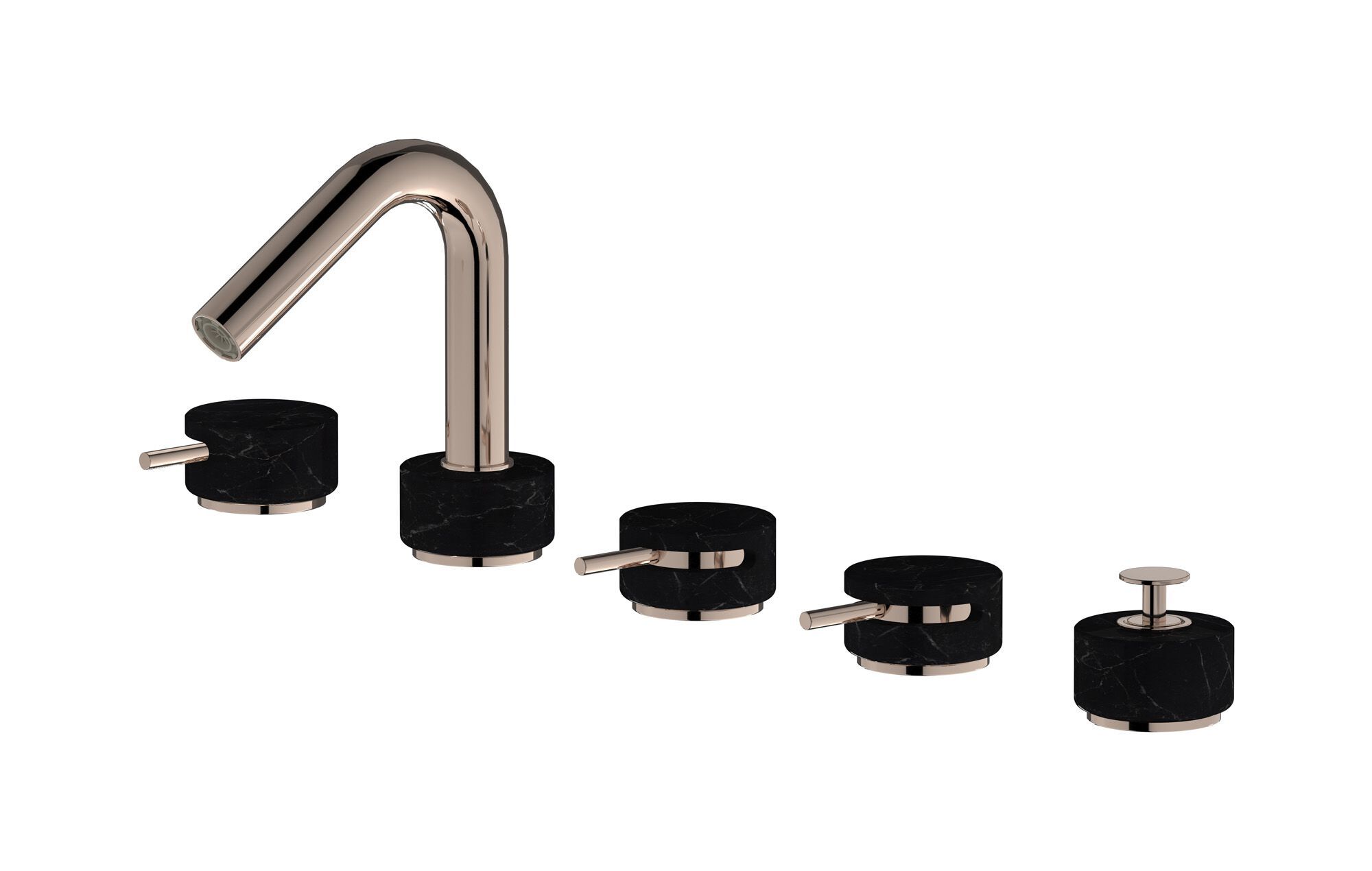 Смеситель для ванны с 5 отверстиями IB мрамор + мрамор Elle ARCH-00043007 - Вид №14