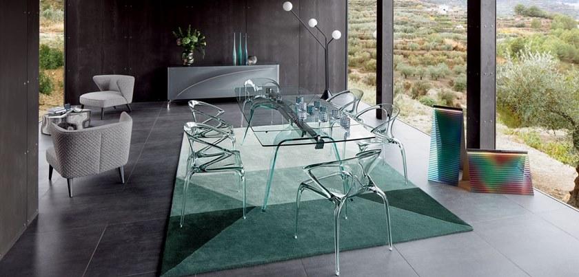 Roche Bobois Раздвижной стол из закаленного стекла Les contemporains sun-id-1381143 - Вид №4