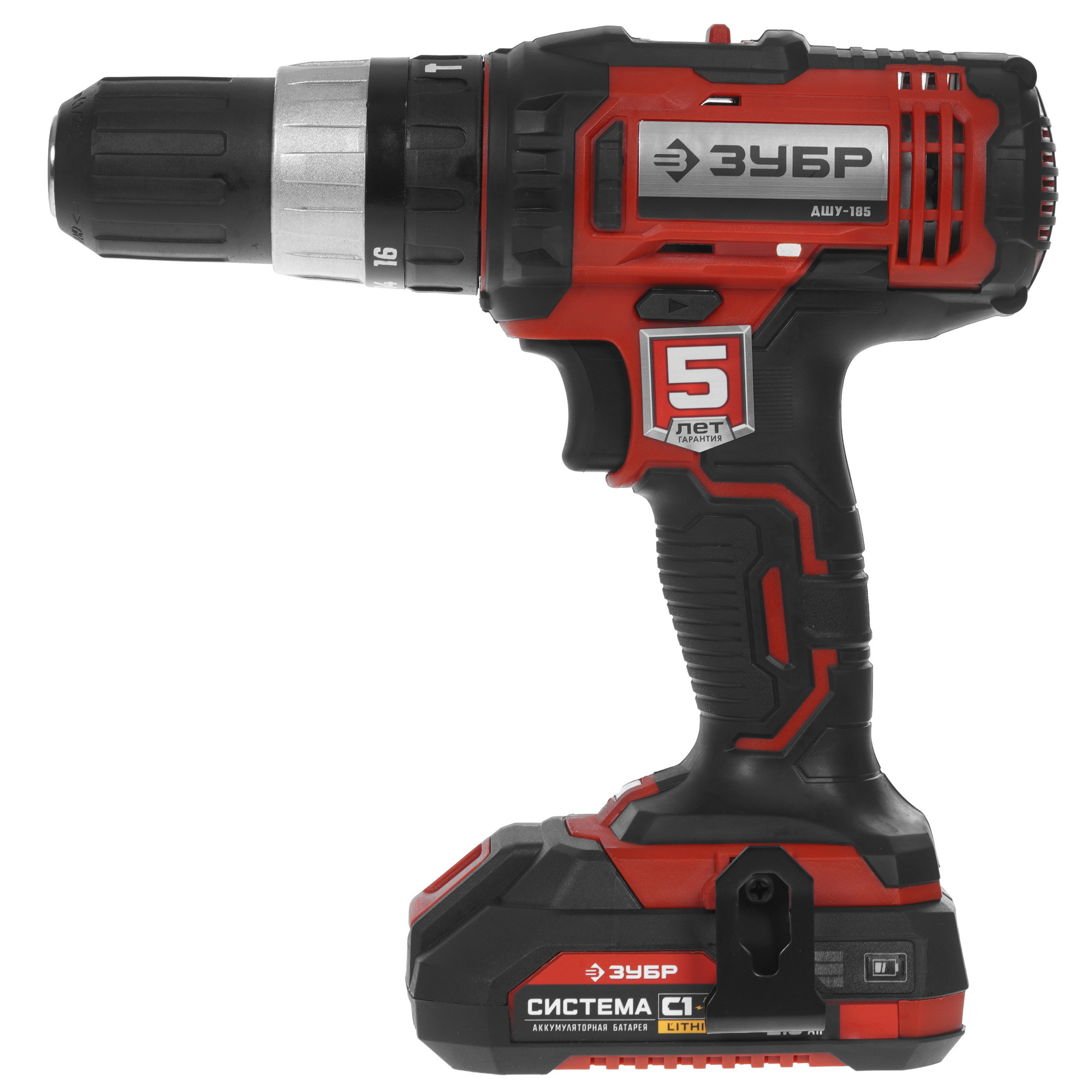 Дрель-шуруповерт Зубр ДШУ-185-22 С1-18 18V 9909099 STDN-0118817