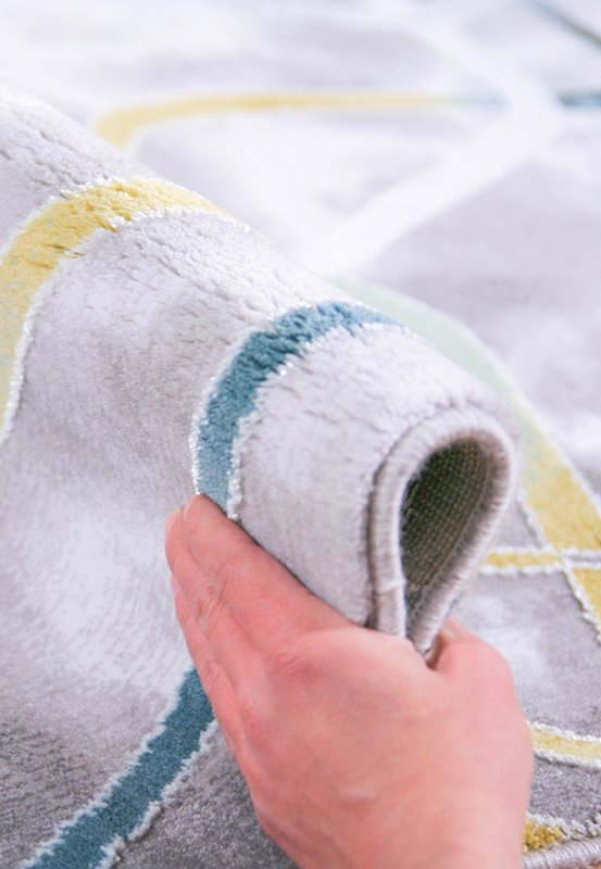 Ковер California HL001-093 0,8 1,5 м DOLLY CAPRETS CALIFORNIA 015280 Желтый;серый;синий - Вид №1