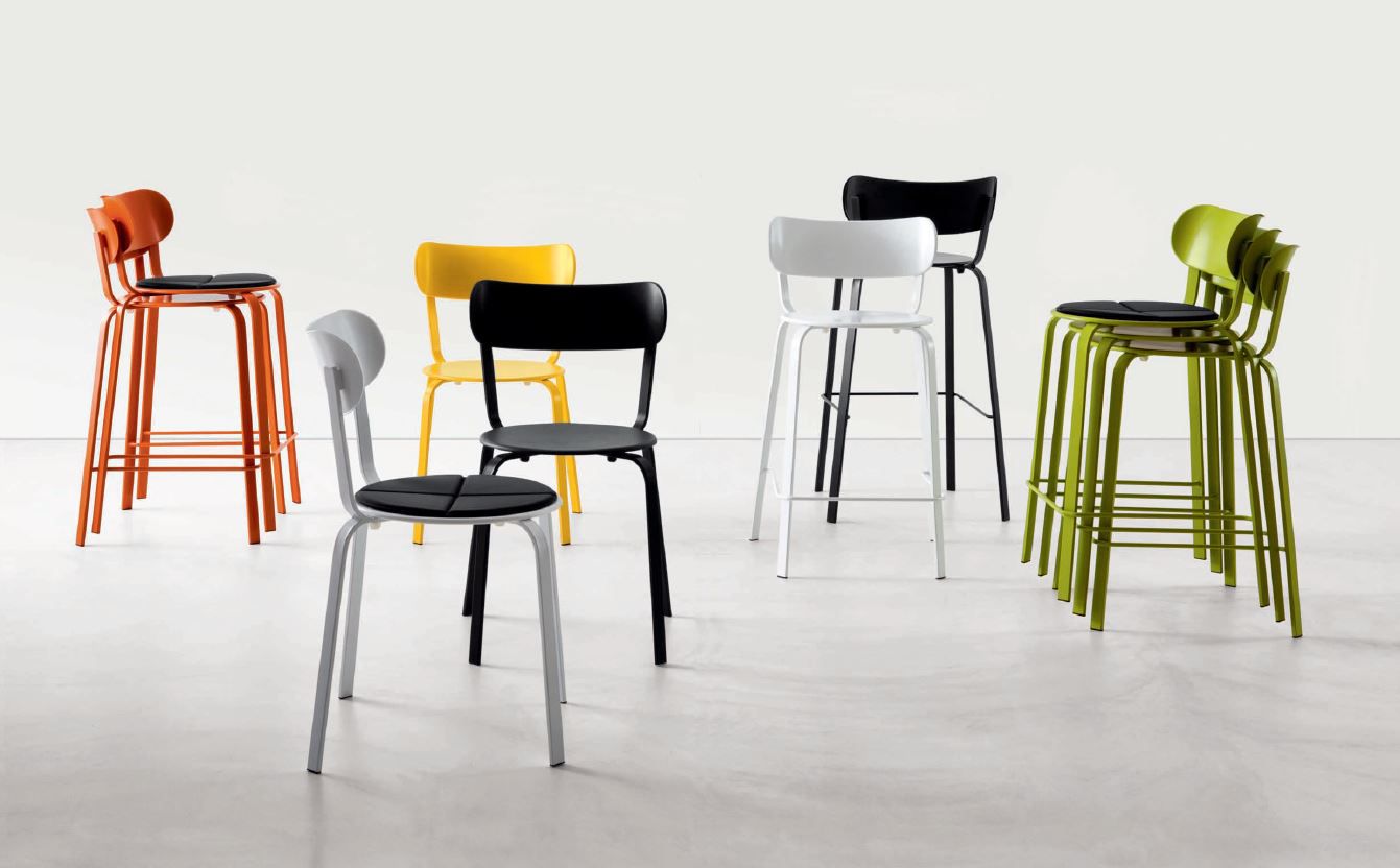 Металлический штабелируемый стул Lapalma стиль ARCH-00133144 - Вид №5