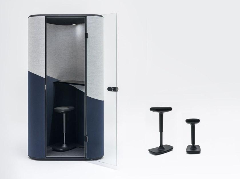 MDD Откидной офисный стул с регулируемой высотой из trevira® cs  Cl01  - Вид №3