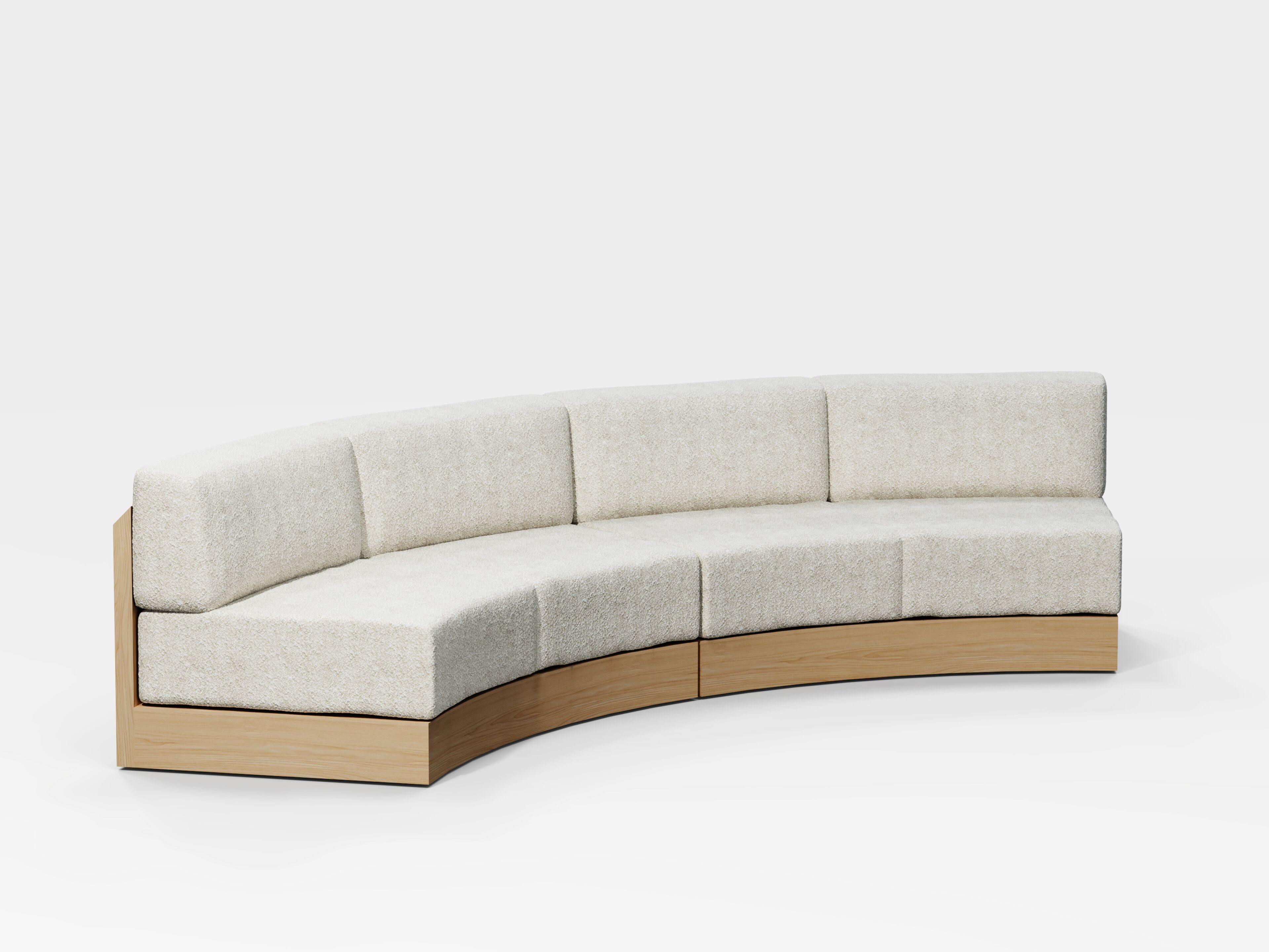 Модульный изогнутый диван из ткани Secolo SERRA ARCH-00047402 - Вид №3