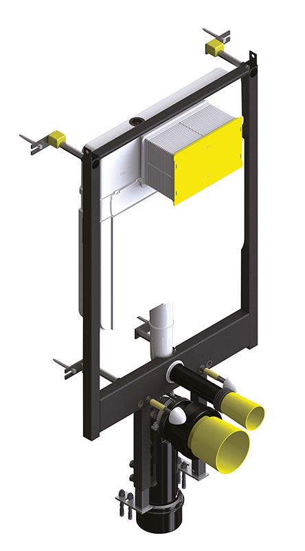 T022116 Быстрый монтаж перед стеной для плавно подвесного унитаза Eca 