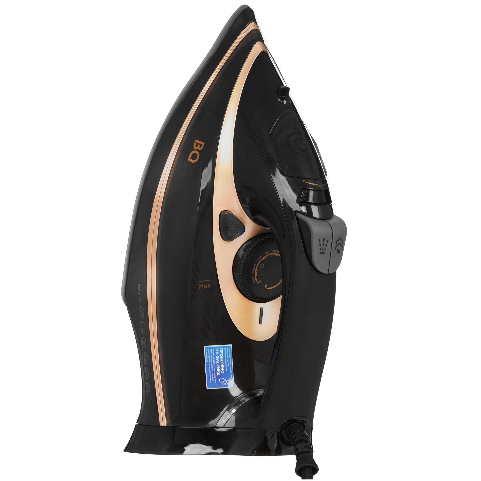 9001424 Утюг BQ SI1004 черный STDN-0003059