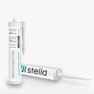 Монтажный клей универсальный Stella белый 100 кг на м.кв (12 шт. в упак) STSR-1243