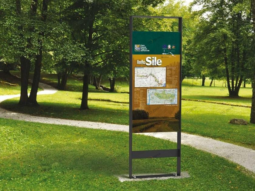 Metalco Двусторонняя стальная витрина sun-id-1367389