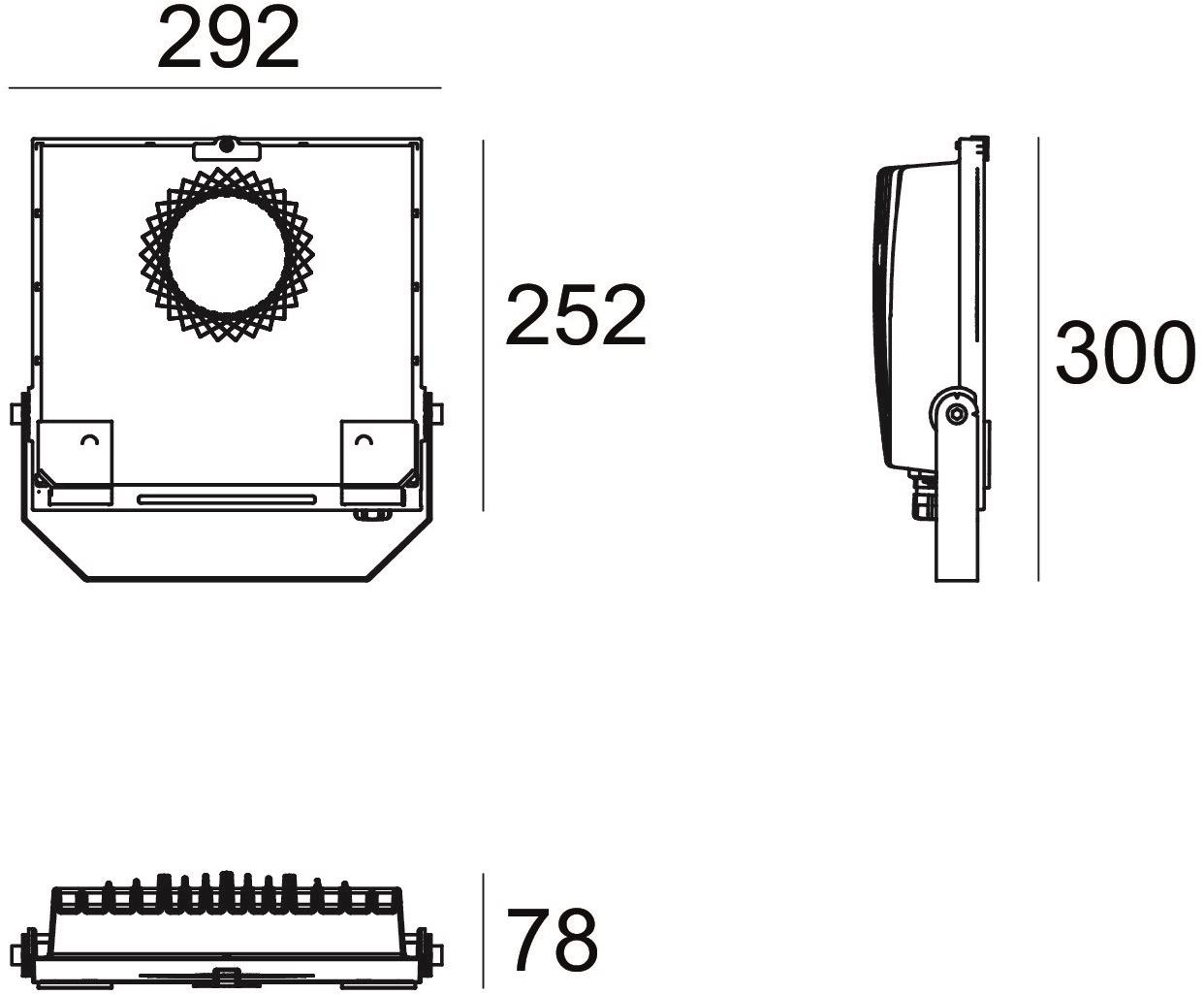 Linea Light Group Светодиодный прожектор для наружного освещения из литого под давлением алюминия sun-id-1478798 - Вид №8
