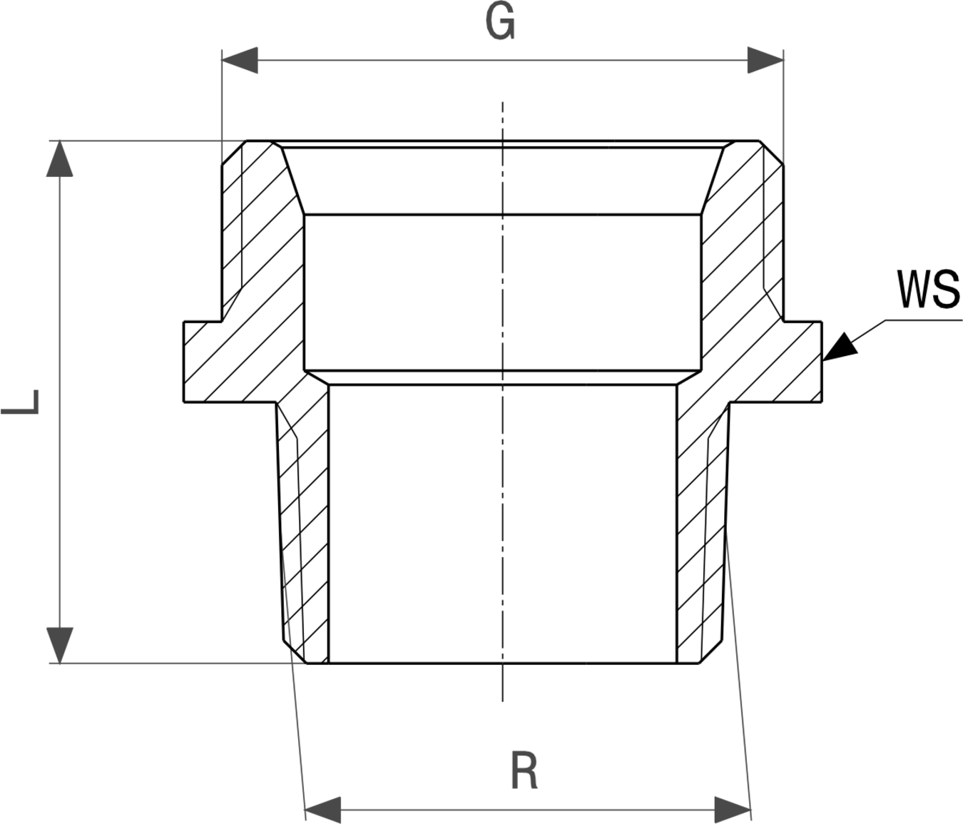 448 233 Модель 3246 Трубопроводные системы  Бронзовые резьбовые фитинги  Хромированные фитинги  Ниппели, переходы Santreyd  - Вид №4