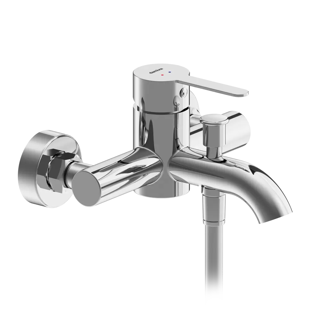 Смеситель Damixa Rowan для ванны с переключателем на душ 89346495 STLM-0974585
