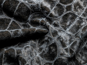 Ткань из вискозы, хлопка и льна с графическими узорами