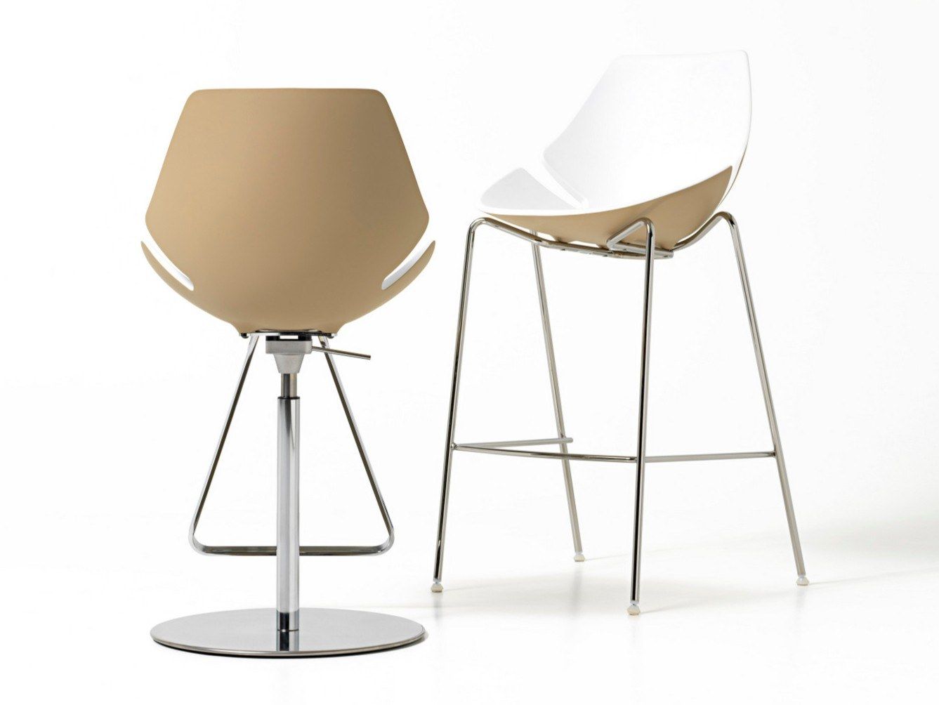 Полиуретановый высокий стул с подставкой для ног Diemme ARCH-00054693 - Вид №2